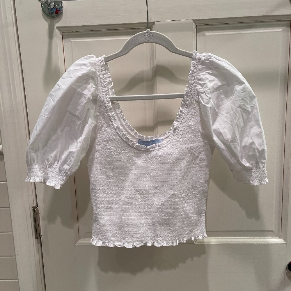 Hill House White Aiko Top